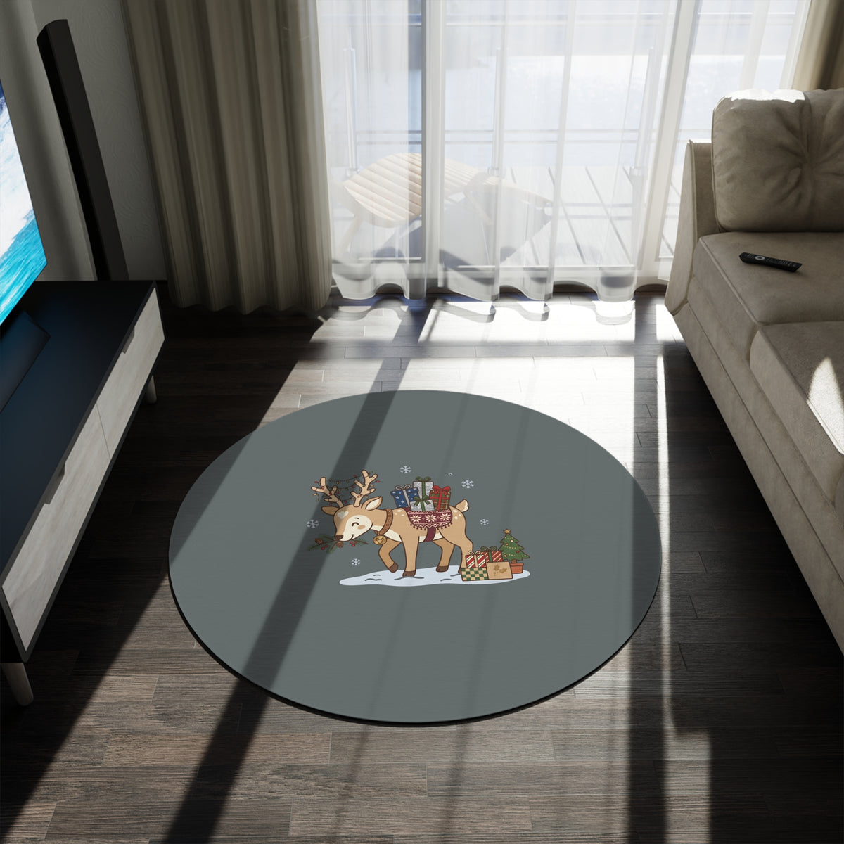 Il Tappeto Rotondo Festive Courier