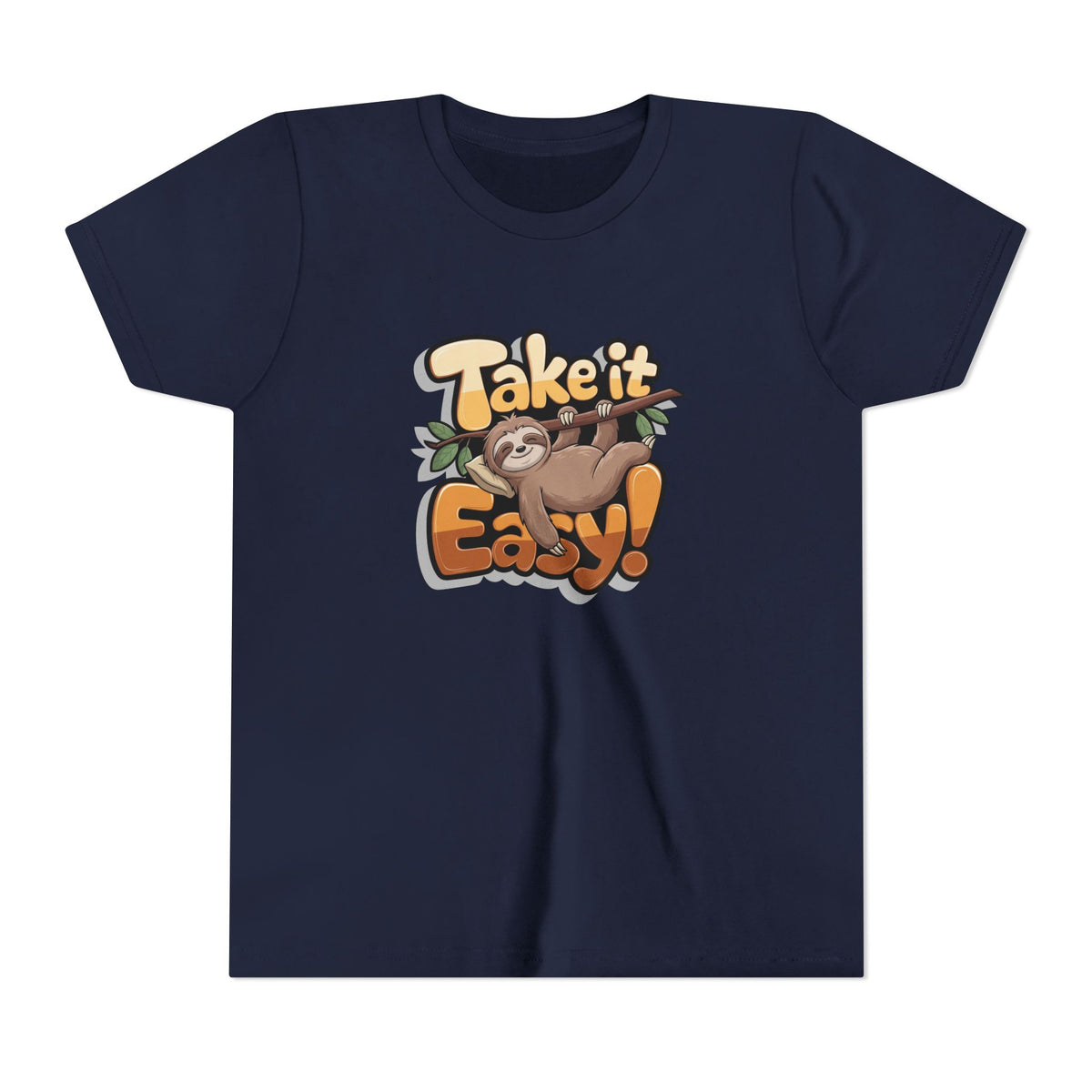 T-shirt scura bambini «Take It Easy»