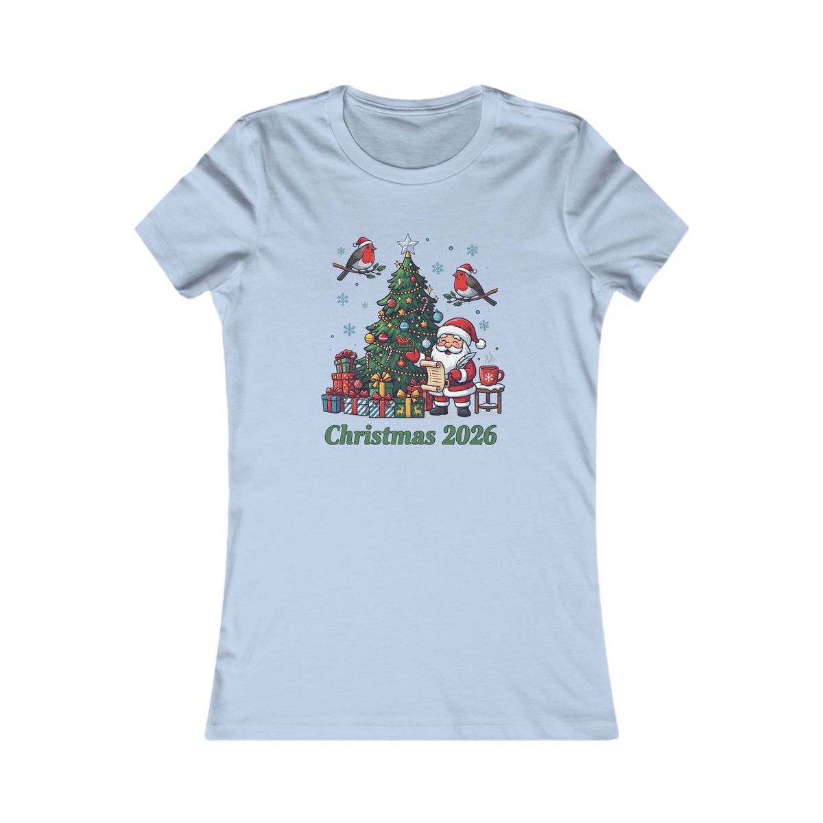 Maglietta da donna Natale 2026