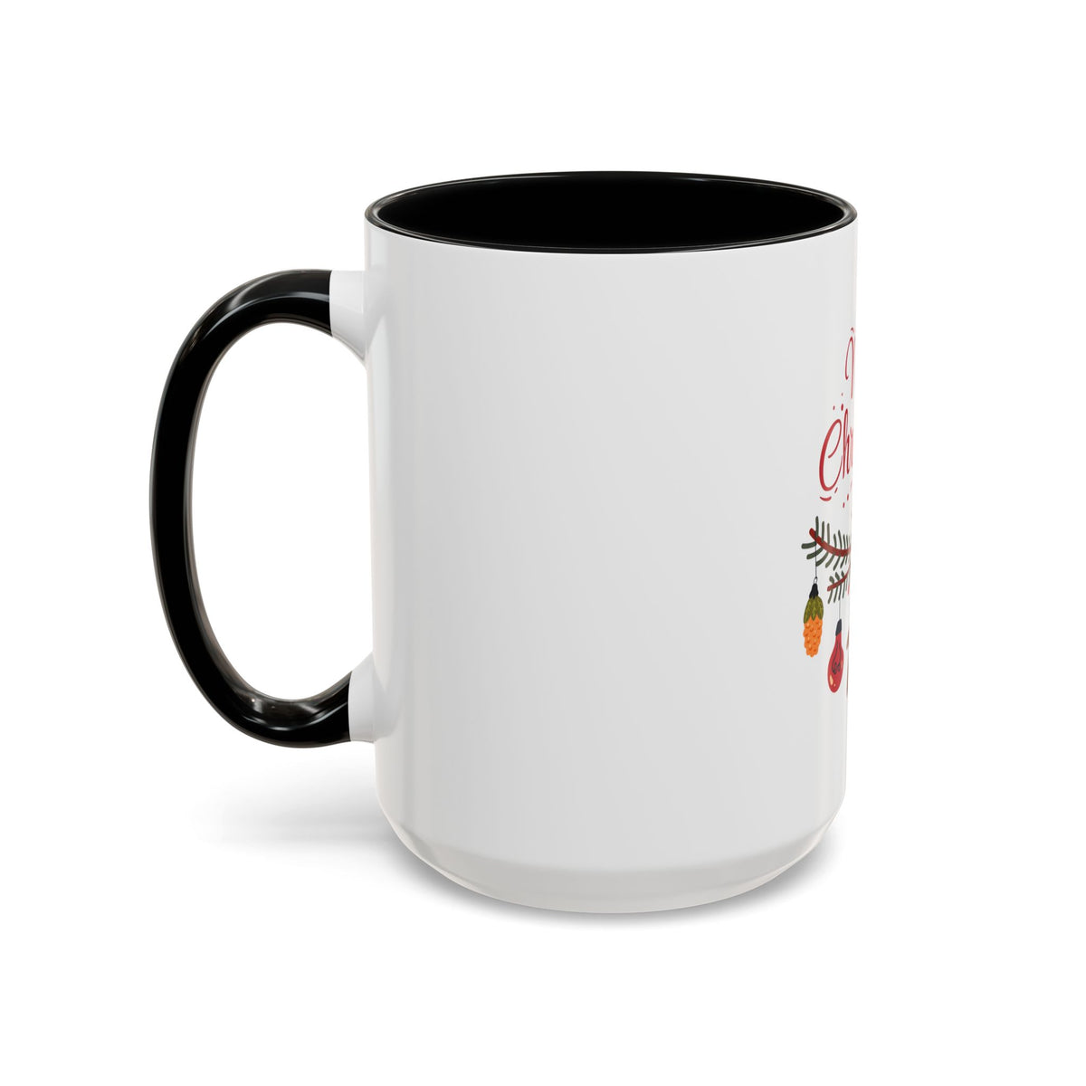 Tazza da caffè natalizia con scarabocchi