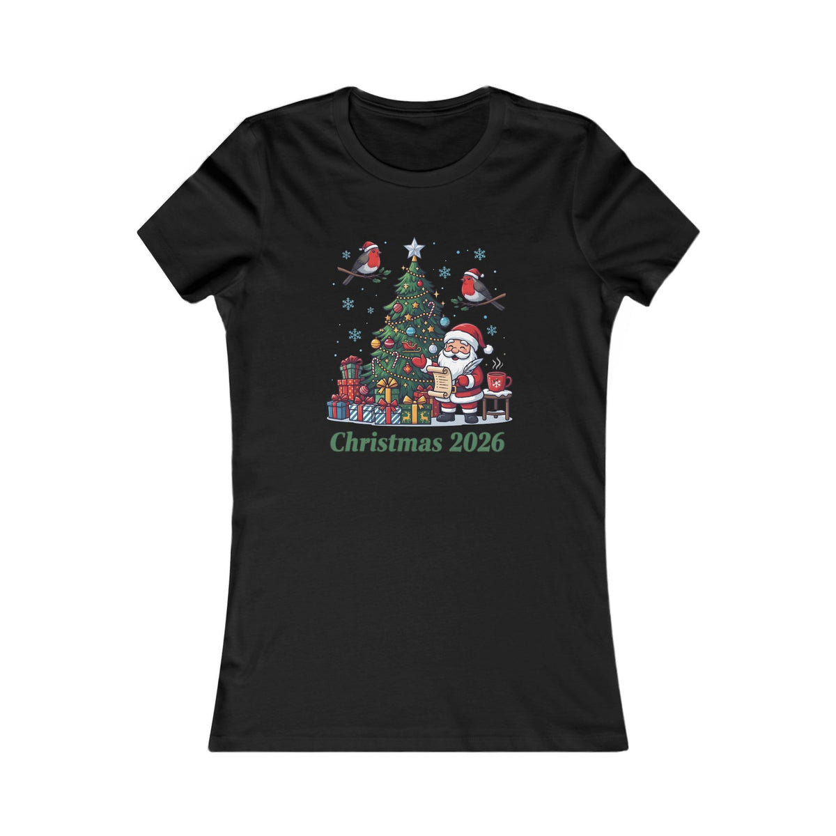 Maglietta da donna Natale 2026