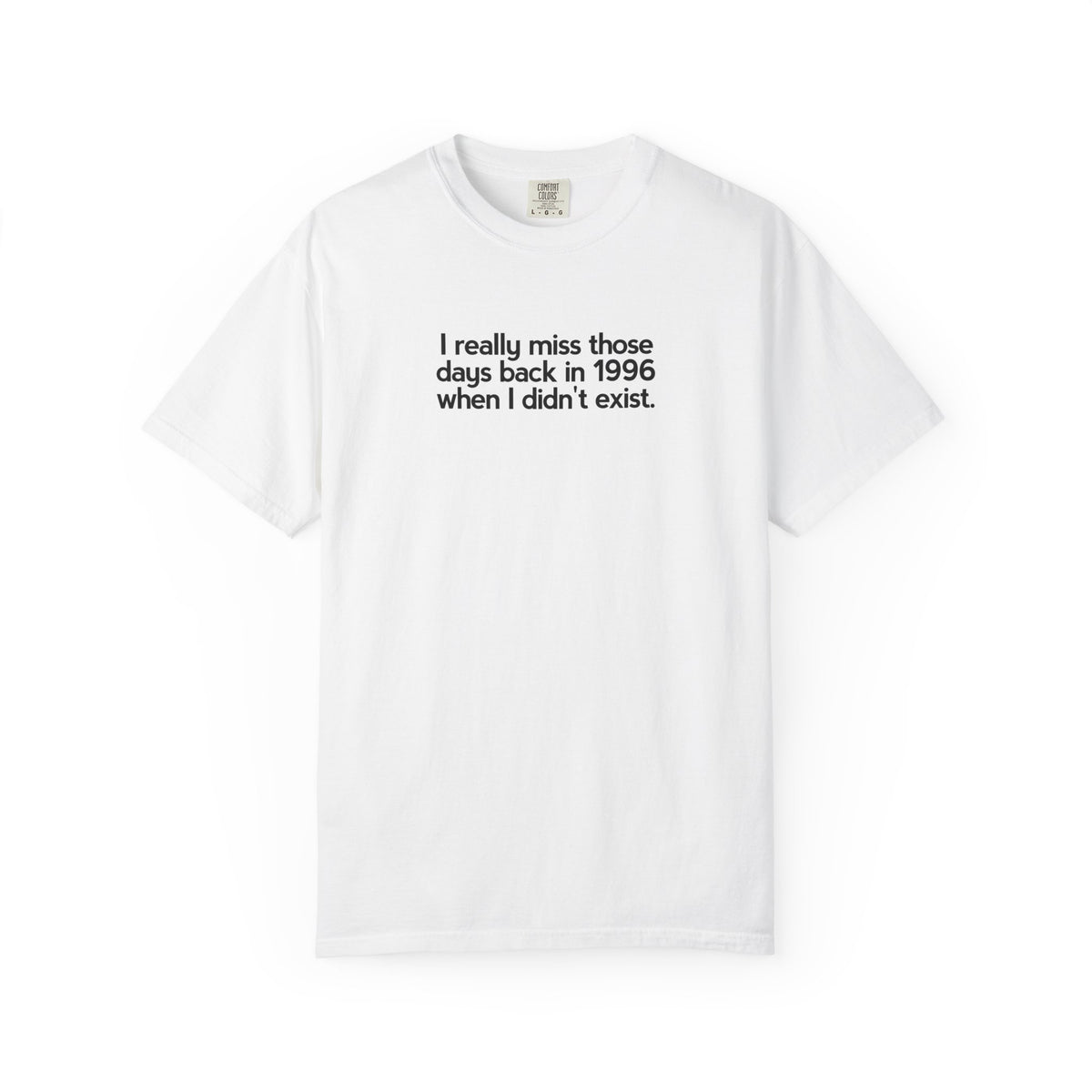T-shirt uomo tinta in capo «Nostalgic Void»