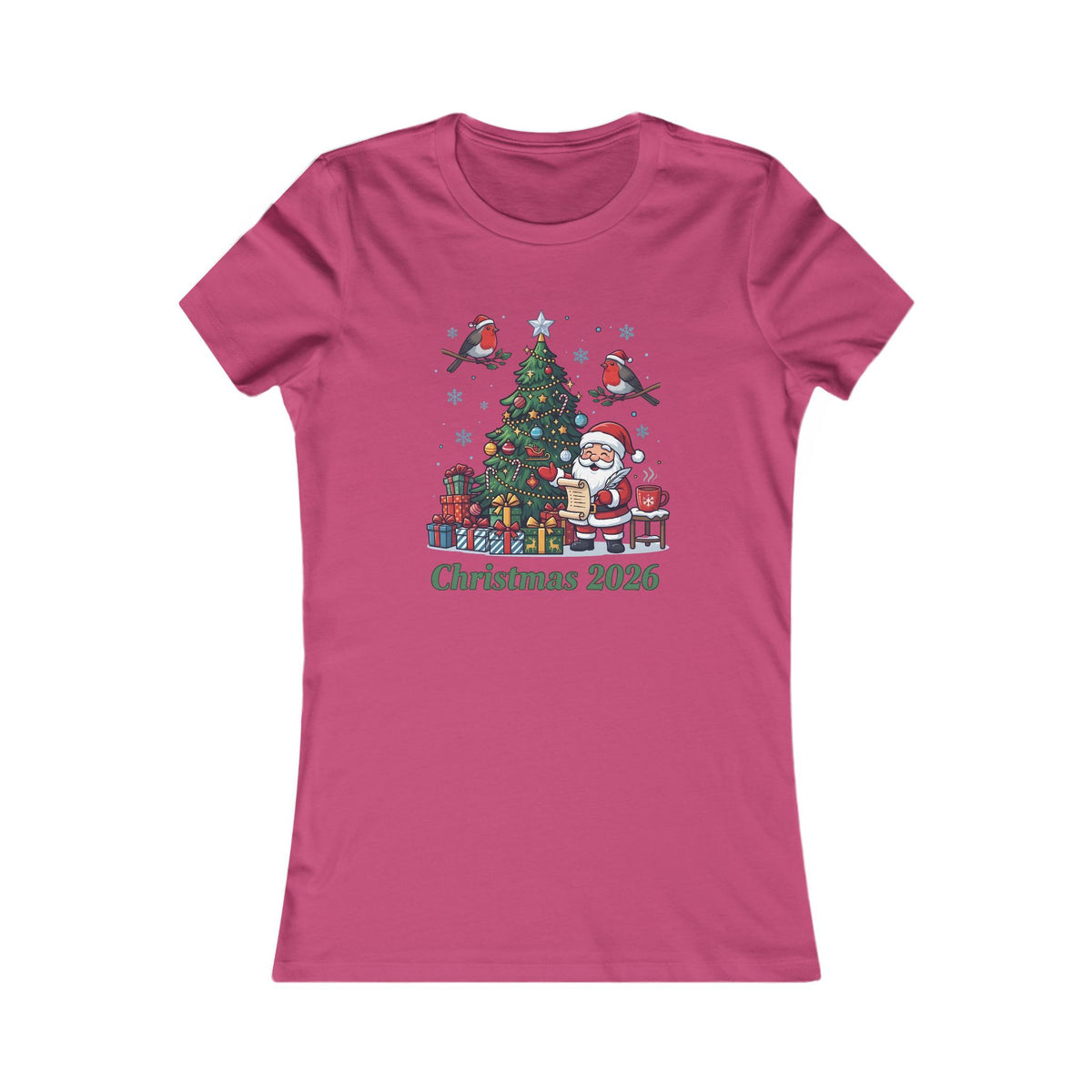 Maglietta da donna Natale 2026