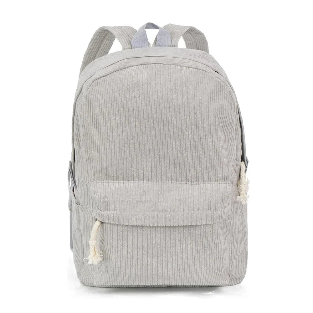 Zaino scuola bambini personalizzato con nome in velluto