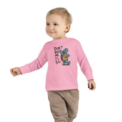 Maglia maniche lunghe bimbi piccoli «I'm Turtle»