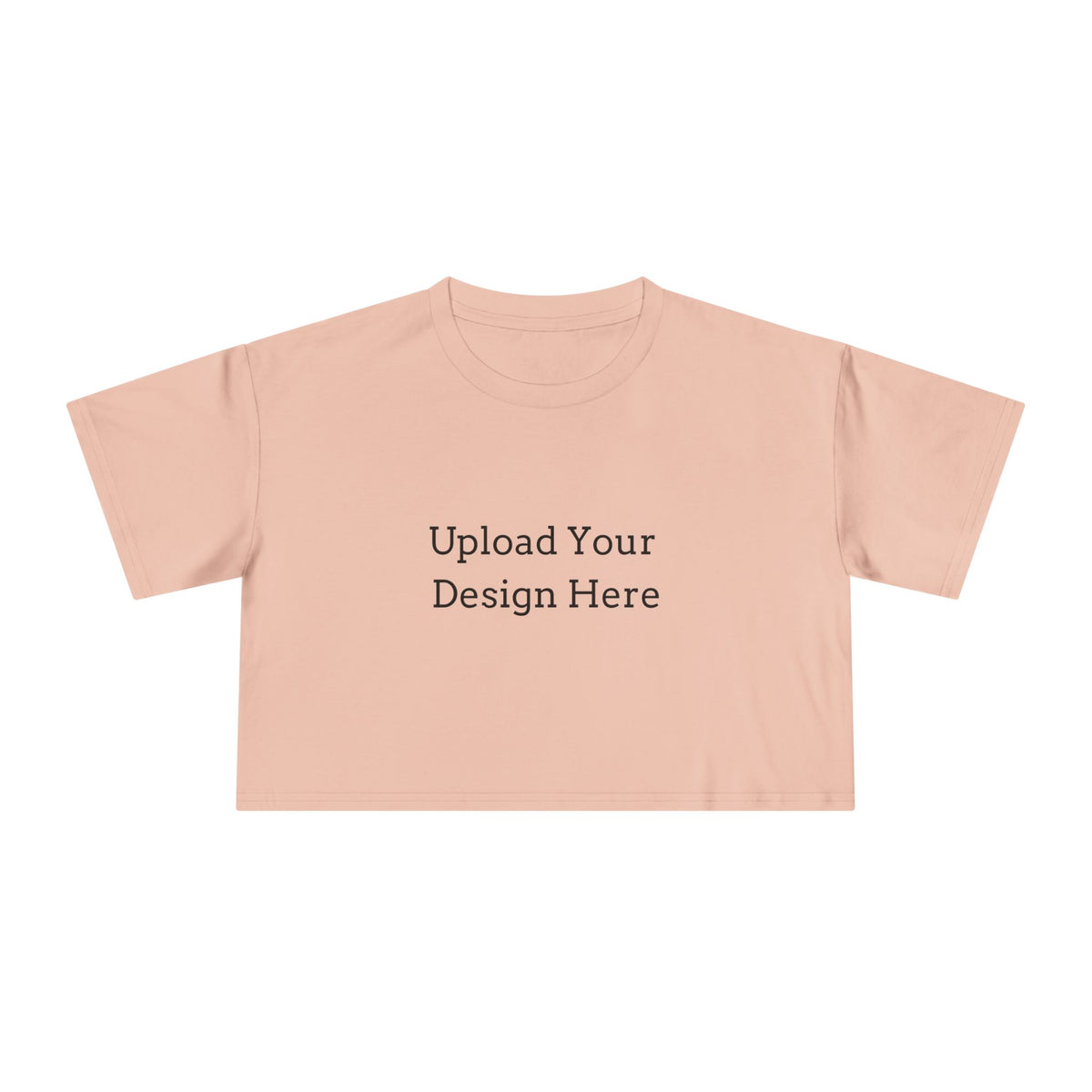 T-shirt crop donna personalizzabile – Modello A