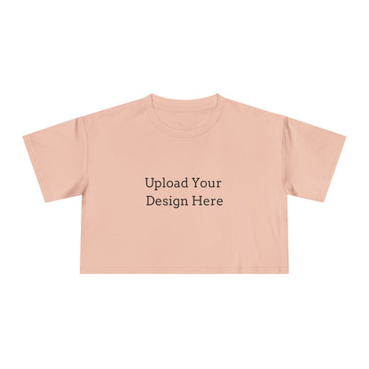 T-shirt crop donna personalizzabile – Modello A