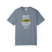 T-shirt uomo tinta in capo scura «Sour Revenge»
