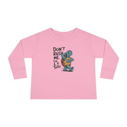 Maglia maniche lunghe bimbi piccoli «I'm Turtle»