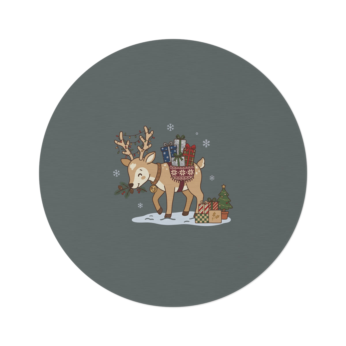 Il Tappeto Rotondo Festive Courier