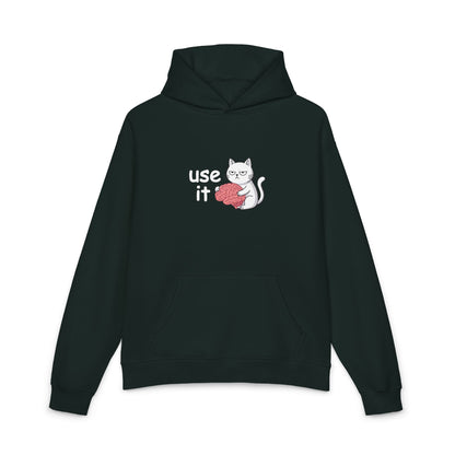 Felpa con cappuccio donna «Use It»