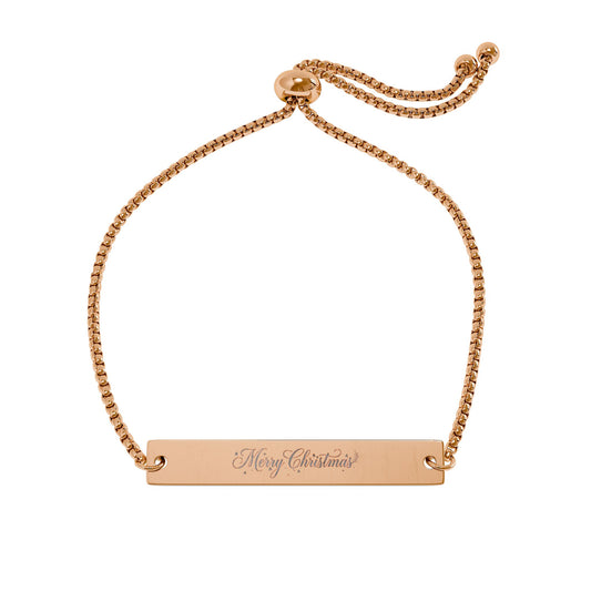 Bracciale a 3 barre Buon Natale