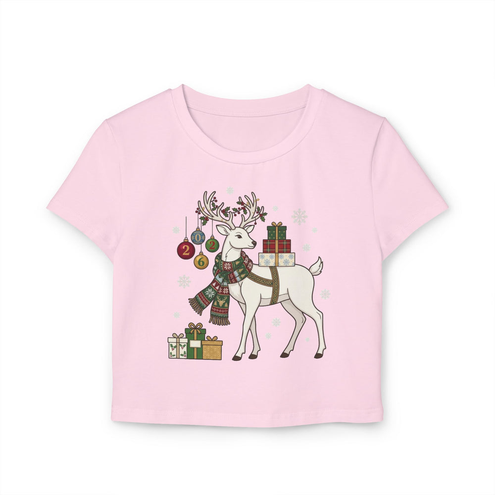 Baby tee donna – Renna di Natale
