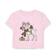 Baby tee donna – Renna di Natale