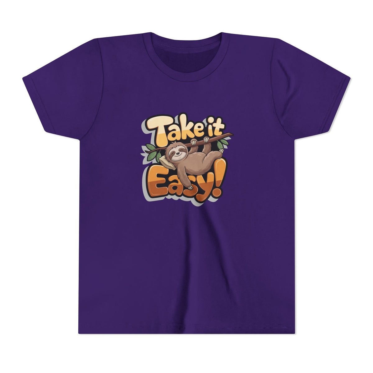 T-shirt scura bambini «Take It Easy»