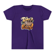 T-shirt scura bambini «Take It Easy»