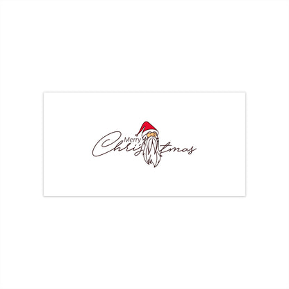 Adesivo per paraurti – Babbo Natale Corsivo