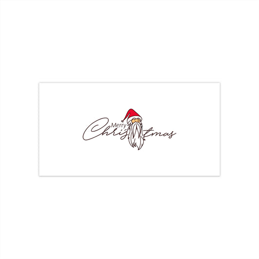 Adesivo per paraurti – Babbo Natale Corsivo