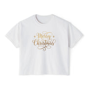Maglietta Boxy Merry Christmas 2 da donna