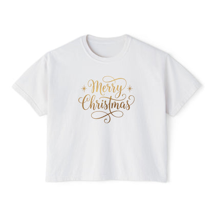 T-shirt boxy donna – Buon Natale Design 2