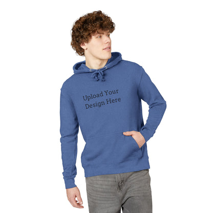 Felpa French terry con cappuccio uomo personalizzabile – Modello A