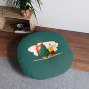 Cuscino da pavimento rotondo trapuntato Decorating Together