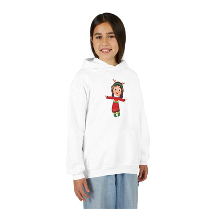 Felpa con cappuccio Mini Elfo di Natale