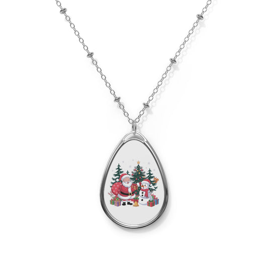 Collana ovale personalizzata – Bosco Incantato