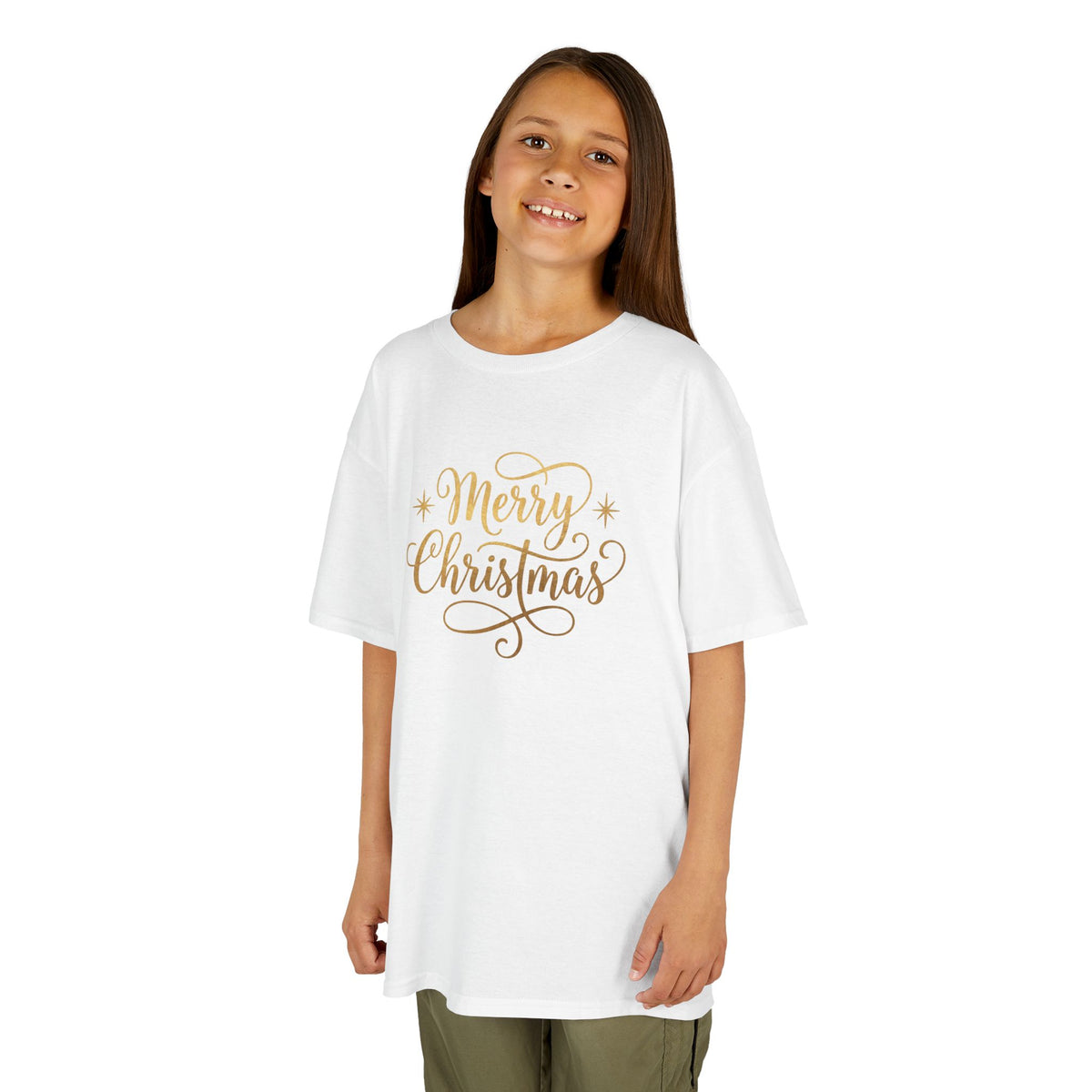 Maglietta natalizia "Merry Christmas 2 Kids"