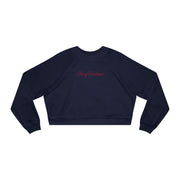 Felpa crop donna – Buon Natale Design 3