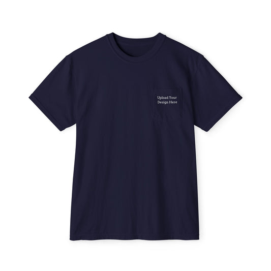 T-shirt uomo con taschino personalizzabile – colori scuri