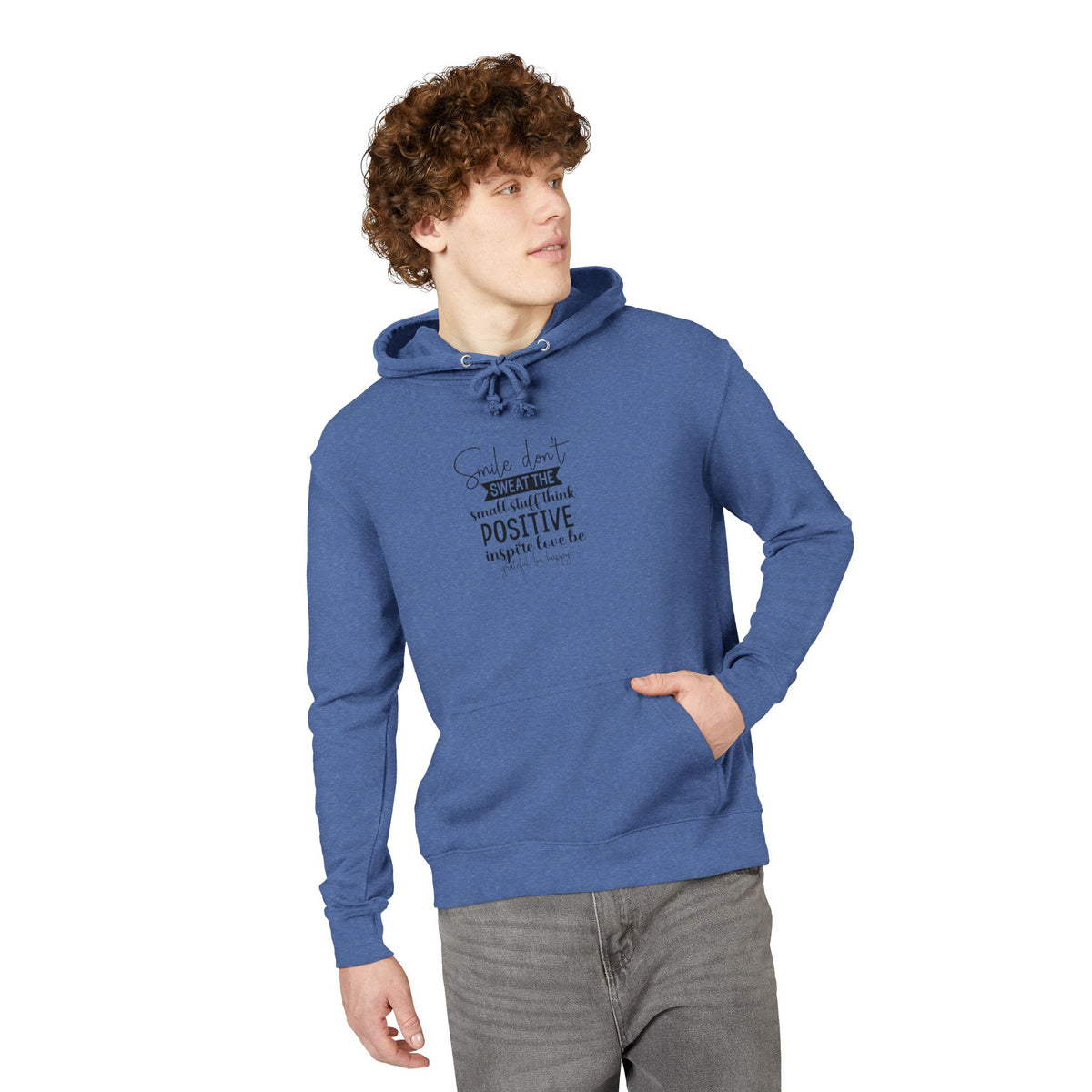 Felpa French terry con cappuccio Manifesto Positivo