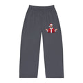 Pantaloni da pigiama da uomo Happy Santa grigio scuro
