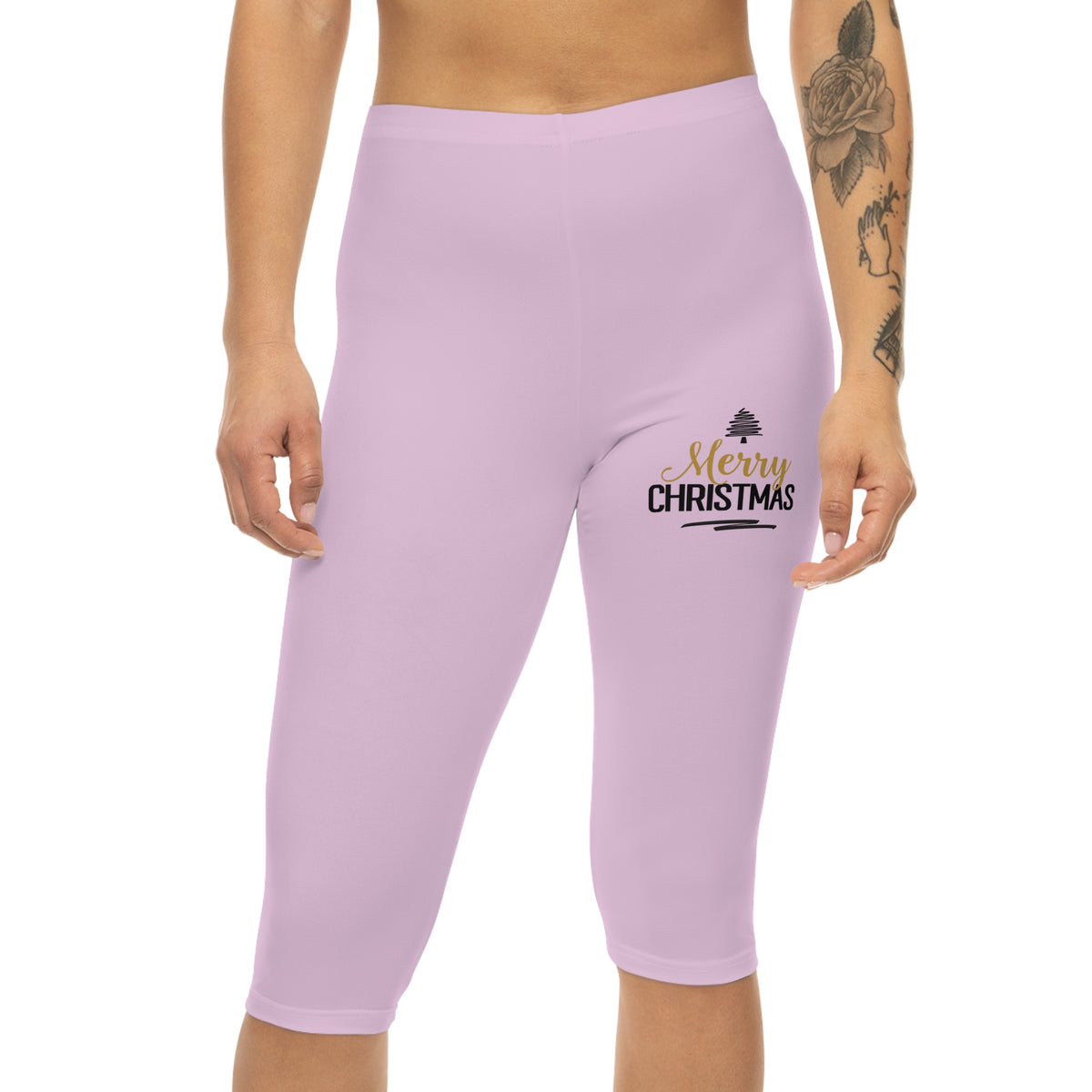 Leggings Capri Modern Pine Pink
