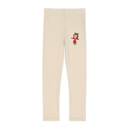 Leggings per bambini Merry Mini color beige chiaro