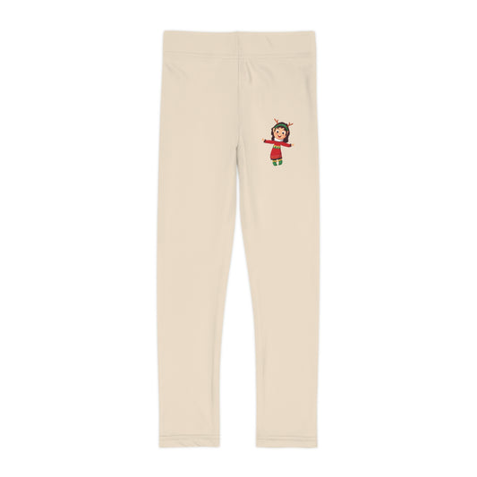 Leggings beige bambini – Mini Natale