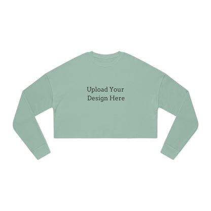 Felpa crop donna personalizzabile – Modello A