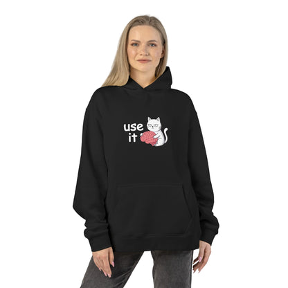 Felpa con cappuccio donna «Use It»