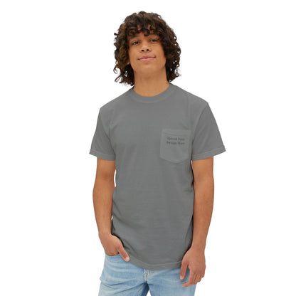 T-shirt da uomo con taschino