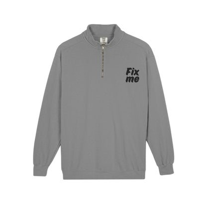 Felpa con mezza zip Aggiustami
