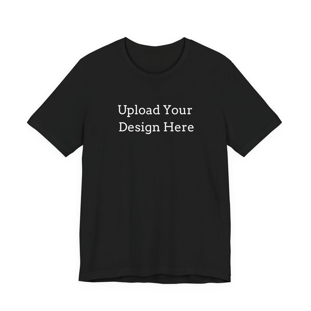 T-shirt da uomo scura con grafica personalizzata