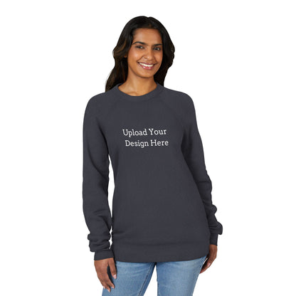 Felpa raglan donna personalizzabile – Modello B