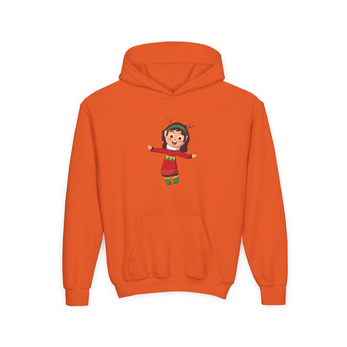 Felpa con cappuccio Mini Elfo di Natale