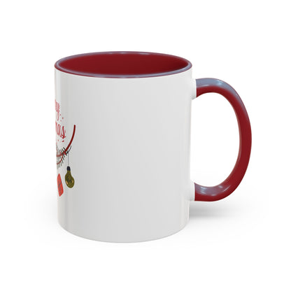 Tazza da caffè natalizia con scarabocchi