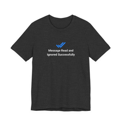 T-shirt uomo grafica scura «Ignored»