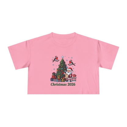 T-shirt crop donna – Natale 2026