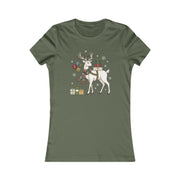 T-shirt donna – Renna di Natale