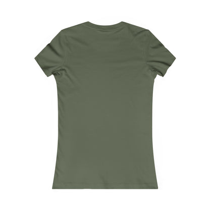 T-shirt natalizia da donna con cervo