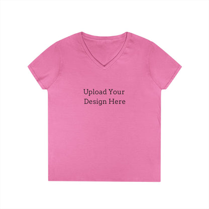 T-shirt donna personalizzabile con scollo a V