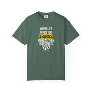 T-shirt uomo tinta in capo scura «Sour Revenge»